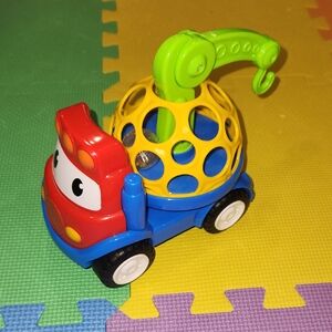Oball Go Grippers Colorful Toy Tow Truck for Kids